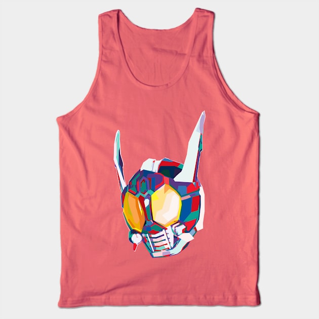 Colorful Rod Form Tank Top by Bajingseng